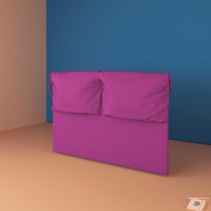 baldiflex testata letto king size tessuto fucsia Licia Soft