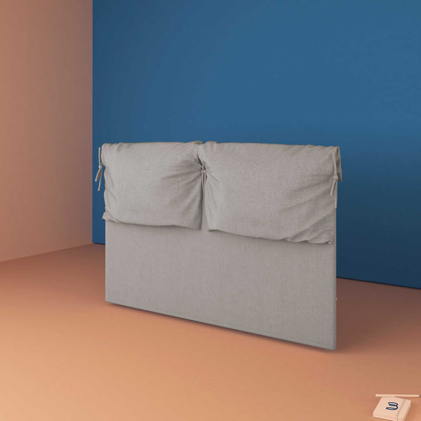 baldiflex testata letto king size tessuto grigio Licia Soft