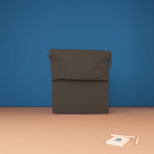 baldiflex testata letto singolo tessuto caffè Licia Soft