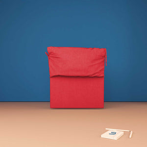 baldiflex testata letto singolo tessuto rosso Licia Soft