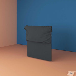 baldiflex testata letto piazza e mezza tessuto grigio grafite Licia Soft