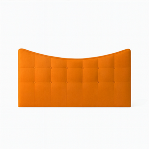 Tête de lit double en tissu rembourré Moon