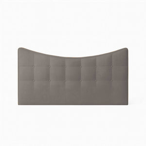 Tête de lit double en tissu rembourré Moon