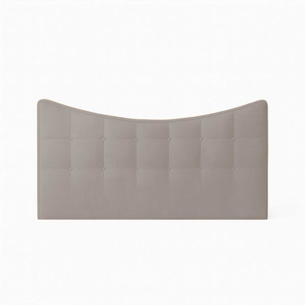 Tête de lit double en tissu rembourré Moon