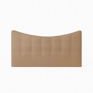 Tête de lit double en tissu rembourré Moon