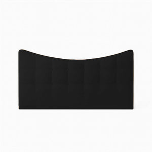 Tête de lit double en tissu rembourré Moon