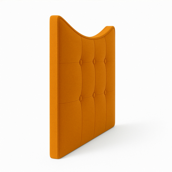 Tête de lit simple en tissu rembourré Moon