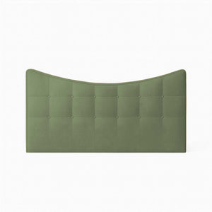 Tête de lit double en tissu rembourré Moon