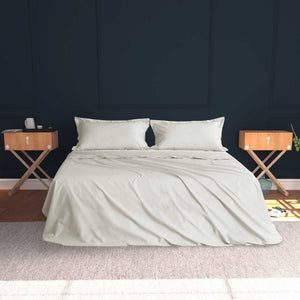 Baldiflex completo letto con lenzuola e federe avorio