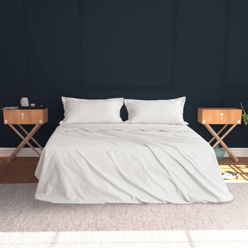 Baldiflex completo letto con lenzuola e federe bianco