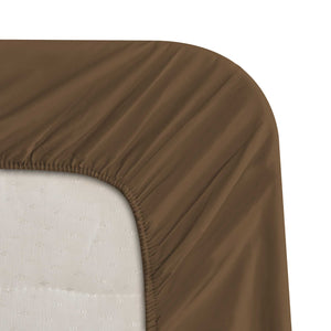 Baldiflex completo letto con lenzuola e federe marrone