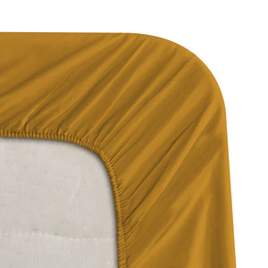 Baldiflex completo letto con lenzuola e federe oro