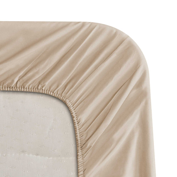 Baldiflex completo letto con lenzuola e federe sabbia