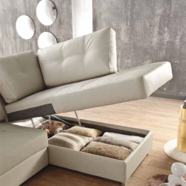 Baldiflex divano letto angolare con penisola San Secondo