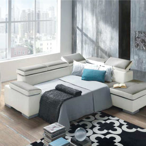 Baldiflex divano letto angolare con penisola Verona