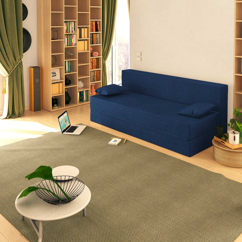 Baldiflex divano letto 3 posti TreTris blu