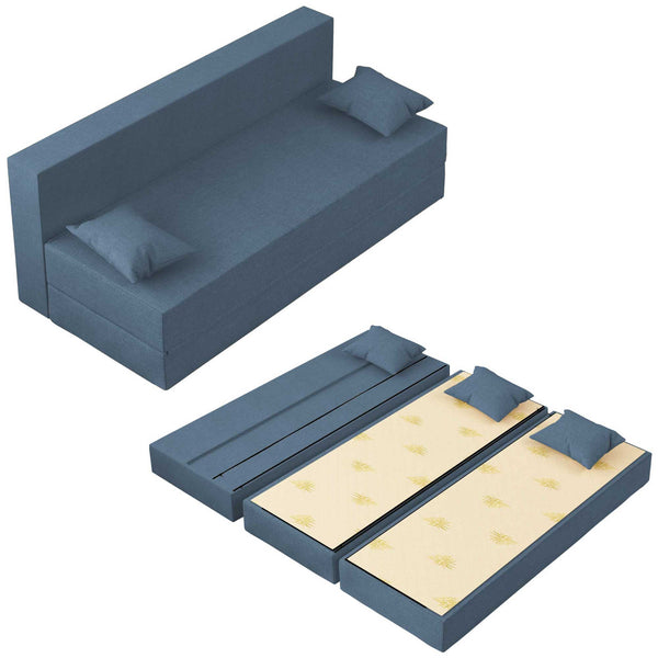 Baldiflex divano letto 3 posti TreTris jeans