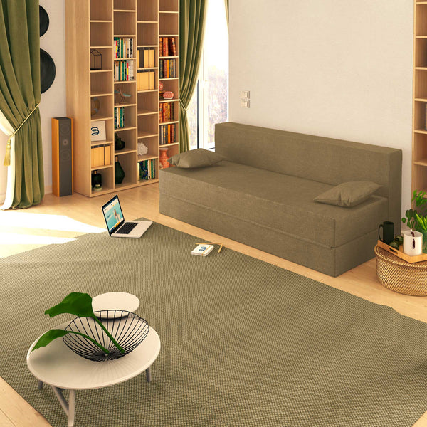 Baldiflex divano letto 3 posti TreTris oro antico