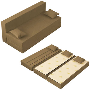 Baldiflex divano letto 3 posti TreTris oro antico