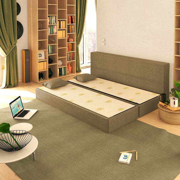 Baldiflex divano letto 3 posti TreTris oro antico