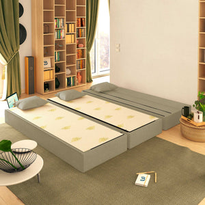 Baldiflex divano letto 3 posti TreTris sabbia