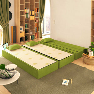 Baldiflex divano letto 3 posti TreTris verde