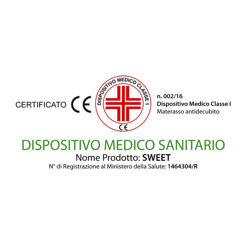Materasso antidecubito memory dispositivo medico detraibile Baldiflex Sweet certificato