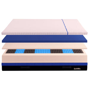 Baldiflex materasso in memory e 1600 molle insacchettate Hybrid Bros