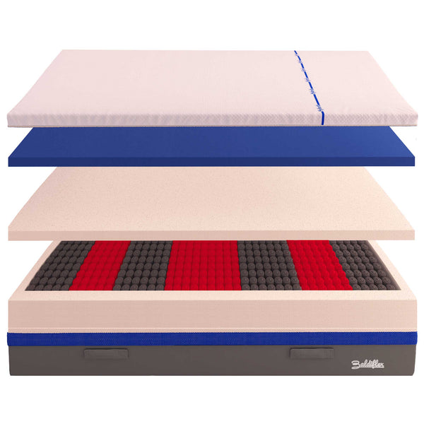 Baldiflex materasso in memory a 3000 molle insacchettate Hybrid Super Big Bros