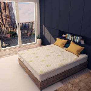 Materasso in memory e poliuretano alto 19 cm Baldiflex Arcobaleno lato