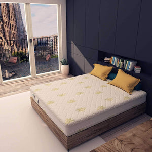 Materasso memory e poliuretano alto 15 cm Baldiflex lato