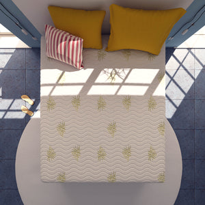 Materasso in memory e poliuretano Baldiflex Arcobaleno Comfort Fresh dall'alto