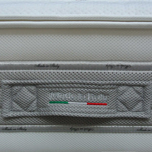 Materasso in memory e poliuretano Baldiflex Tencel Armony maniglia