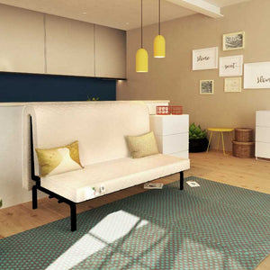 Materasso pieghevole per divano letto memory Baldiflex Brio chiuso