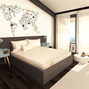 Materasso in poliuretano alto 10 cm Baldiflex Enjoy lato