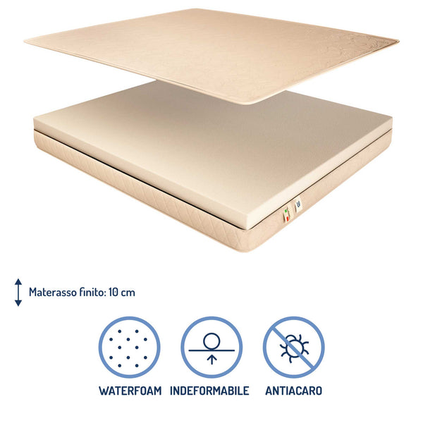 Materasso in poliuretano alto 10 cm Baldiflex Enjoy composizione