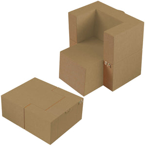 Baldiflex poltrona pouf con poggiapiedi Praticha oro antico