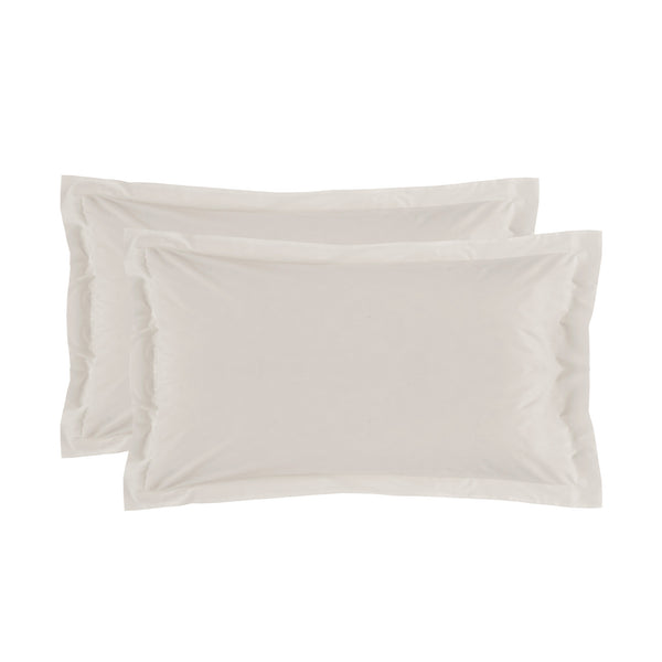 Baldiflex set con lenzuolo di sopra e federe per cuscini avorio