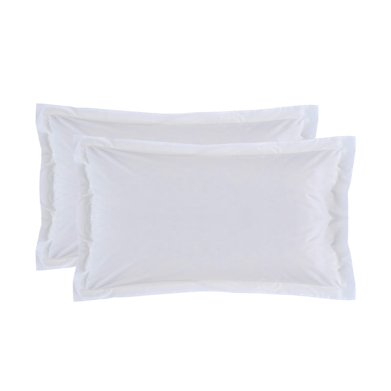 Baldiflex set con lenzuolo di sopra e federe per cuscini bianco