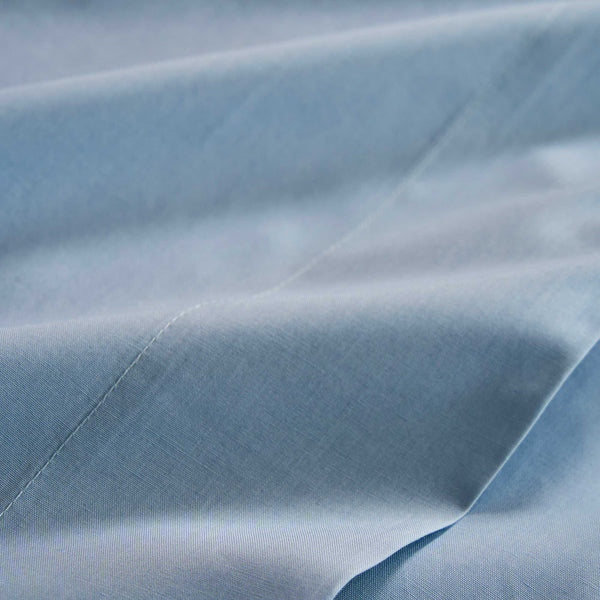 Baldiflex set con lenzuolo di sopra e federe per cuscini celeste