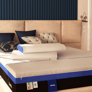 Cuscini per chi dorme sul fianco e ha problemi respiratori memory Bros Baldiflex