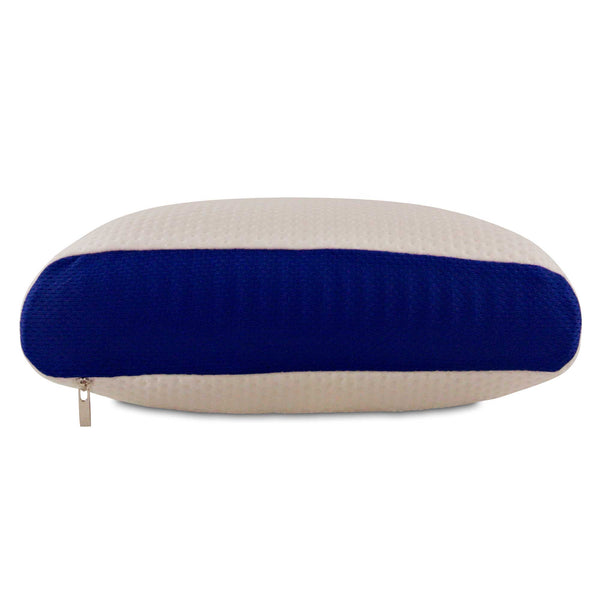 Cuscino per chi dorme sul fianco e ha problemi respiratori memory Bros Baldiflex dettaglio