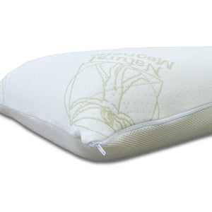 Cuscino saponetta per chi dorme sul fianco memory in Aloe Baldiflex dettaglio