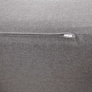 Divanoletto matrimoniale in memory Baldiflex Praticho argento zip