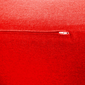 Divanoletto matrimoniale in memory Baldiflex Praticho rosso cardinale zip