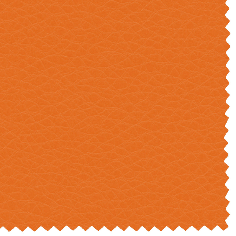 Letto contenitore singolo in ecopelle sfoderabile arancione Baldiflex Licia Soft close-up