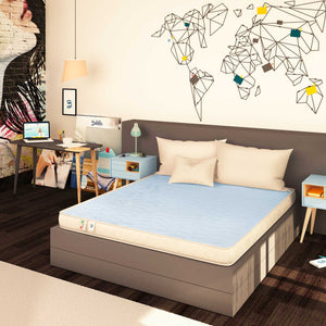 Materasso in memory fresh gel e poliuretano Baldiflex Summer Fresh Small lato