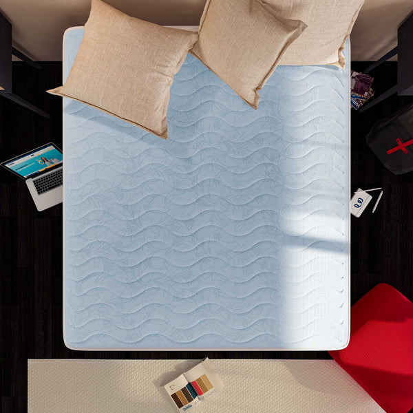 Materasso in memory fresh gel e poliuretano Baldiflex Summer Fresh dall'alto