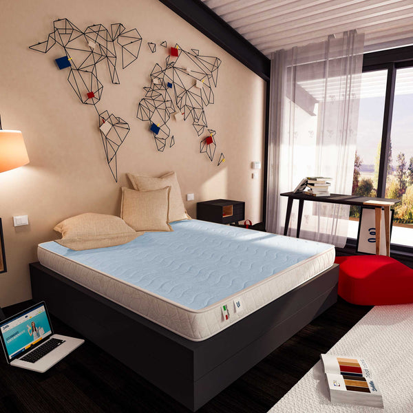 Materasso in memory fresh gel e poliuretano Baldiflex Summer Fresh