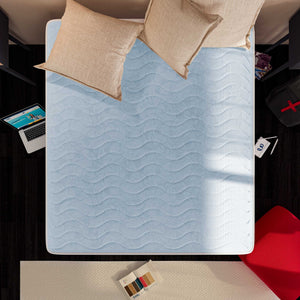 Materasso memory fresh gel e poliuretano 18 cm Baldiflex Summer Fresh dall'alto